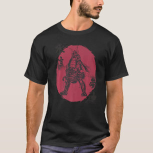 T-shirt Samouraï drôle avec sang de guerrier japonais Gatl