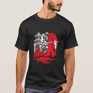 T-shirt Samouraï fille et japonaise samouraï fille avec le