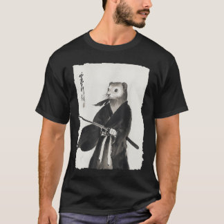 T-shirt Samouraï furet Art vintage guerrier japonais Anime