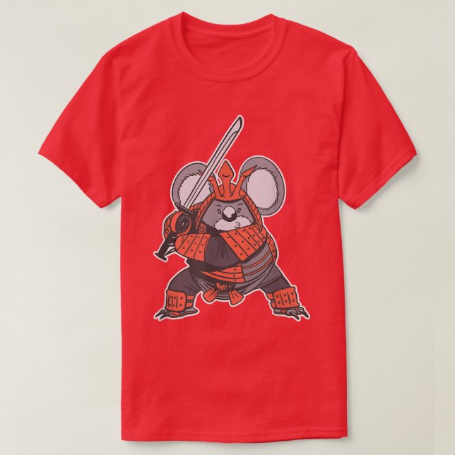 T-shirt Samouraï Japanese Sword Katana Funny Warrior (Design devant)