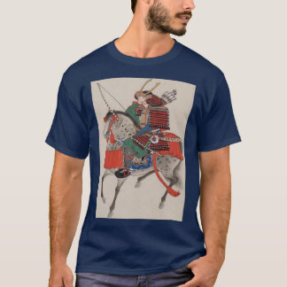 T-shirt Samouraï japonais à cheval