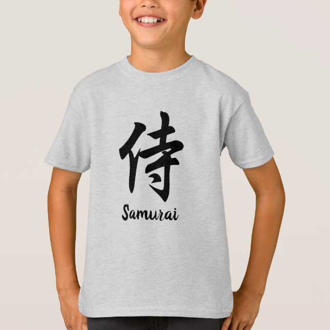 T-Shirt Samouraï Kanji Japonais (Devant)