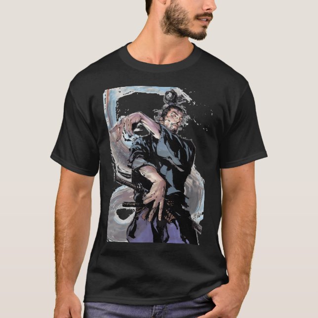 T-shirt Samouraï Musashi Miyamoto (Devant)
