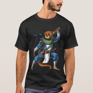 T-shirt Samouraï Ninja Loutre