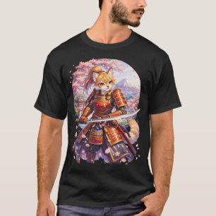 T-shirt Samouraï Panda roux 