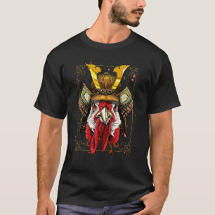 T-shirt Samouraï Poulet Guerrier Japonais Bushido Japonais