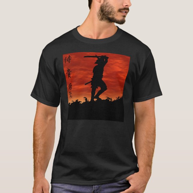 T-shirt Samouraïs sur la colline (Devant)