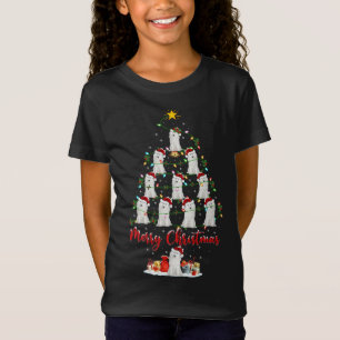 T-Shirt Samoyed Amoureux des chiens Xmas Matching Père Noë