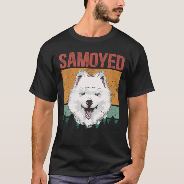 T-shirt Samoyed Chien Samoyeds Chien Propriétaire Samoyed  (Devant)