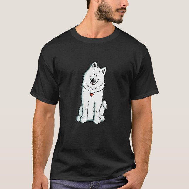 T-shirt Samoyed Dog  For Samoyed Dog Fans (Devant)