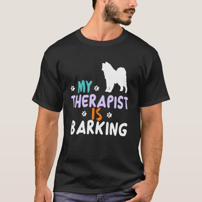 T-shirt Samoyed Funny Propriétaire de chien Noël Anniversa (Devant)