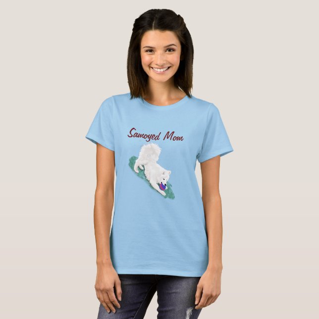T-shirt Samoyed pour amoureux Samoyed (Devant entier)