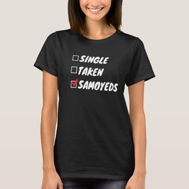 T-shirt Samoyeds à prise unique (Devant)