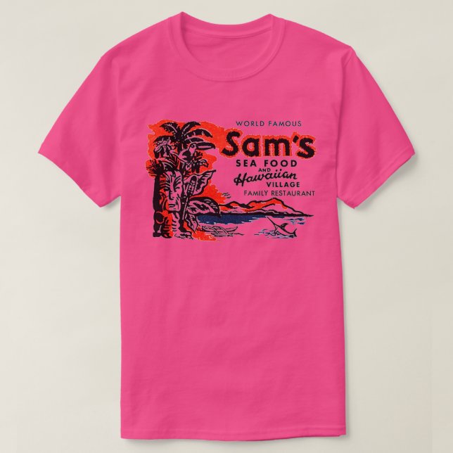 T-shirt Sams Seafood (Design devant)