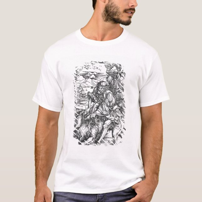 T-shirt Samson massacrant le lion, c.1496-98 (Devant)