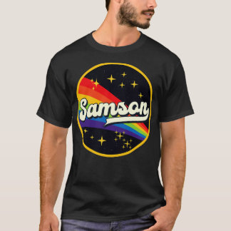 T-shirt Samson Rainbow Dans L'Espace Style Vintage