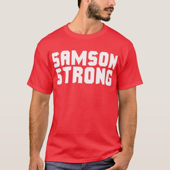 T-shirt Samson Strong - Bodybuilding (Devant)