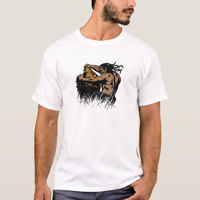 T-shirt Samson tuant un lion (Devant)