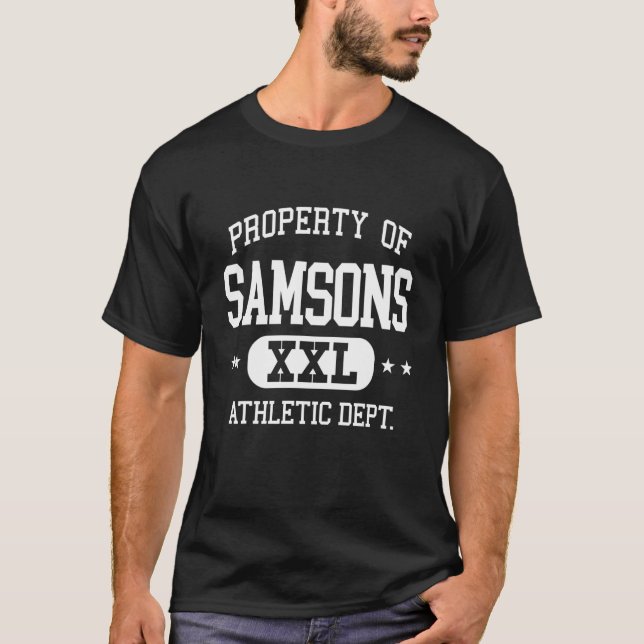 T-shirt Samsons Retro Athletic Property Dept (Devant)
