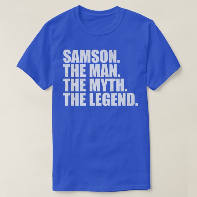 T-shirt SamsonSamson Nom Samson prénom (Design devant)