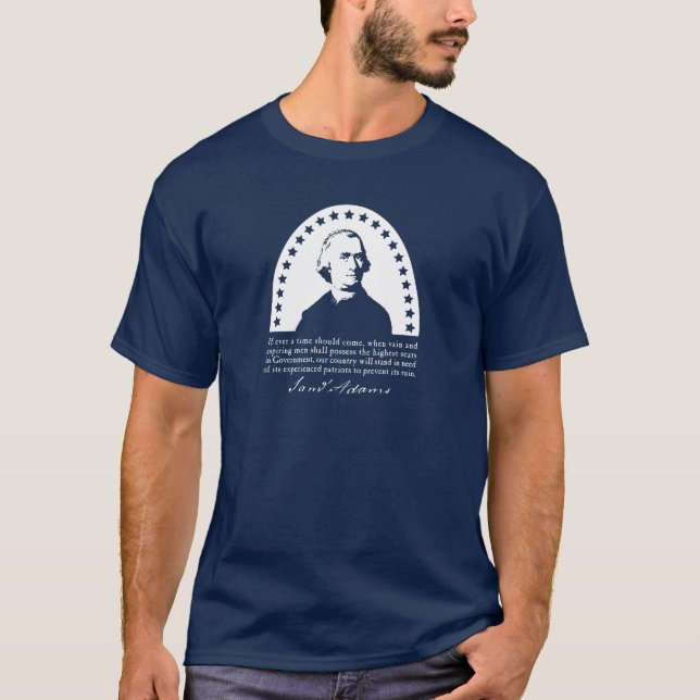 T-shirt Samuel Adams - Citation de Patriots (Devant)