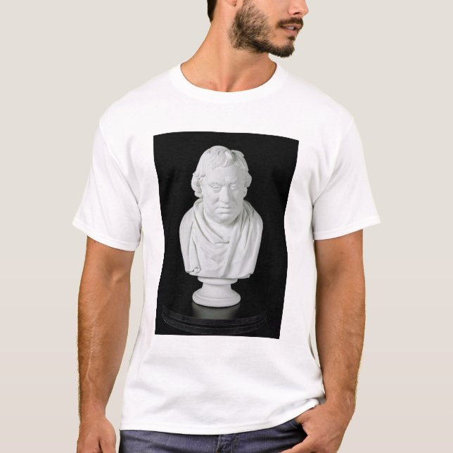 T-shirt Samuel Johnson (1709-84) 1777 (plâtre) (Devant)
