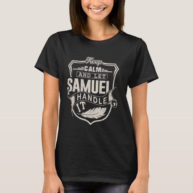 T-shirt Samuel Prénom Chemise Samuel Nom Anniversaire (Devant)