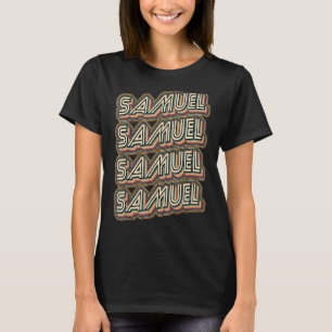 T-shirt Samuel Super Style Retro Mon nom est Samuel
