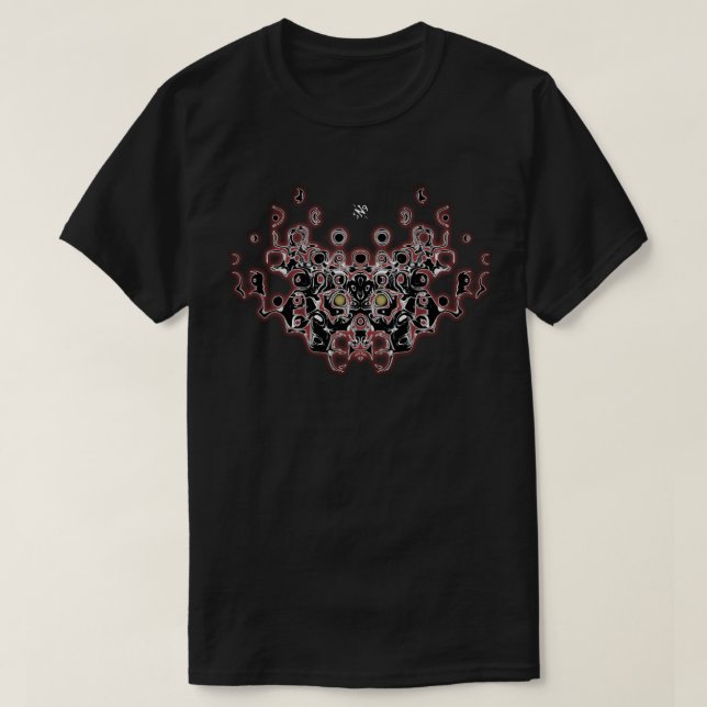 T-shirt Samurai ancien masque démon v2 (Design devant)