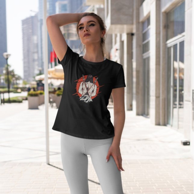 T-shirt Samurai Back Swords (Créateur téléchargé)