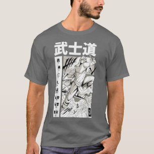 T-shirt Samurai Cartoon Japon Anime Hommes & Femmes Japona
