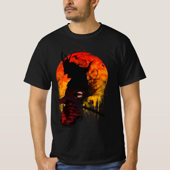 T-shirt Samurai Code - Guerrier du Soleil Levant (Devant)
