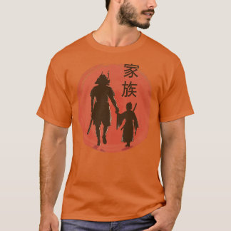 T-shirt Samurai Dad And Son Family Japanese Traditional Cu