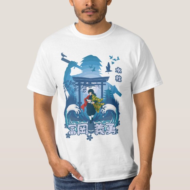 T-shirt Samurai d'eau (Devant)