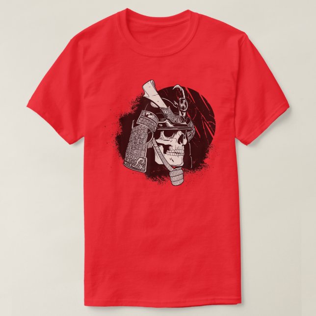 T-shirt Samurai  dressed in Samurai Warrior Armor Martial  (Design devant)