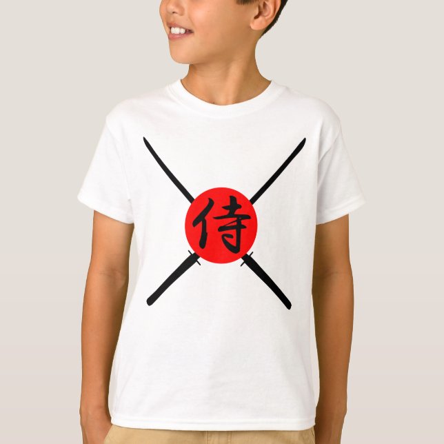 T-shirt SAMURAI - Épée & Kanji (Devant)