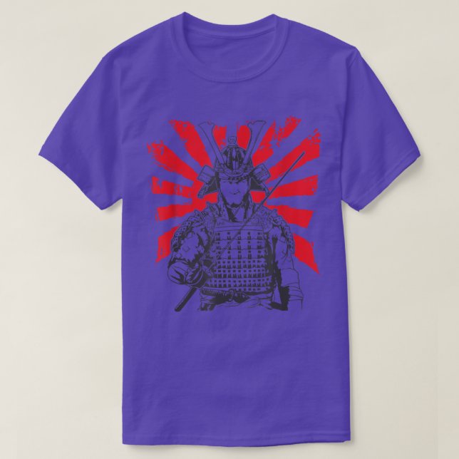 T-shirt Samurai épée Samurai Guerrier avec Armor  (Design devant)