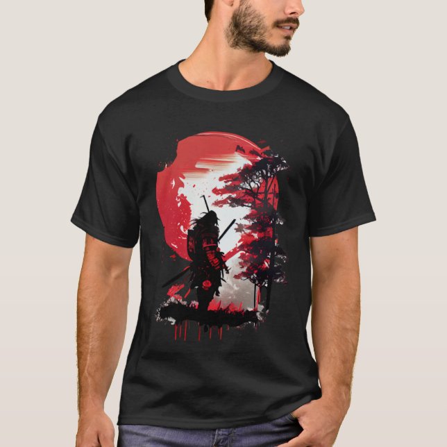 T-shirt Samurai for Men & Women  Ronin (Devant)