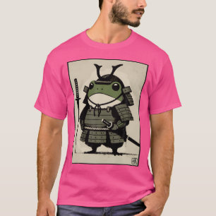 T-shirt Samurai Frog Ukiyo-E Warrior Art
