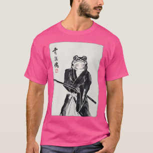 T-shirt Samurai Frog Ukiyo-E Warrior Art Frog Art