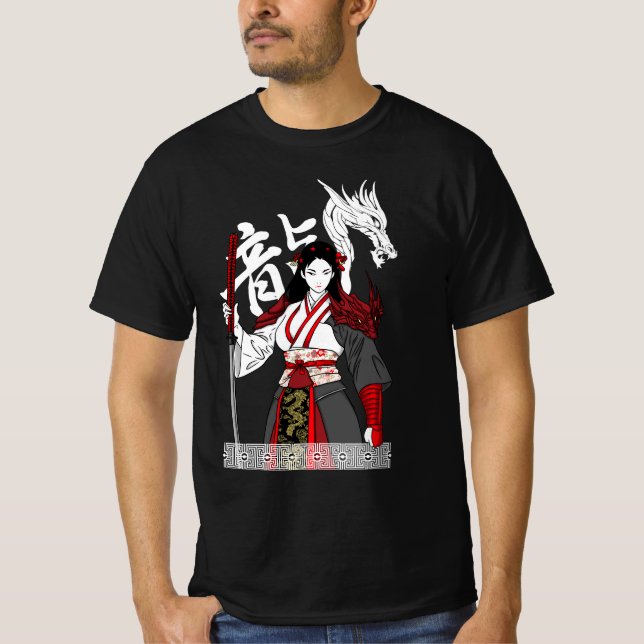 T-shirt Samurai Geisha (Devant)