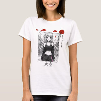 T-shirt Samurai Girl in the City
