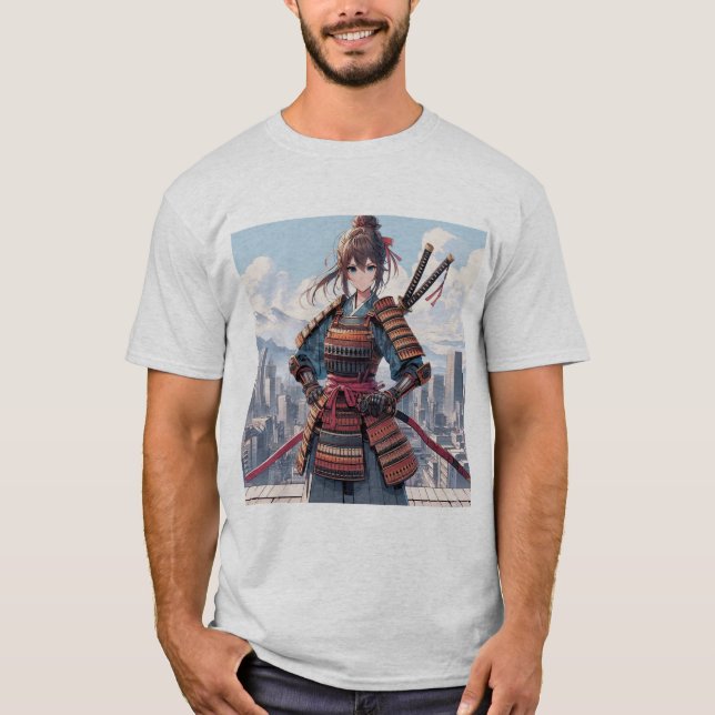 T-shirt Samurai Girl : Lame d'honneur (Devant)