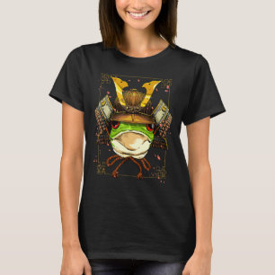 T-shirt Samurai Grenouille Herping Japonais Guerrier Bushi