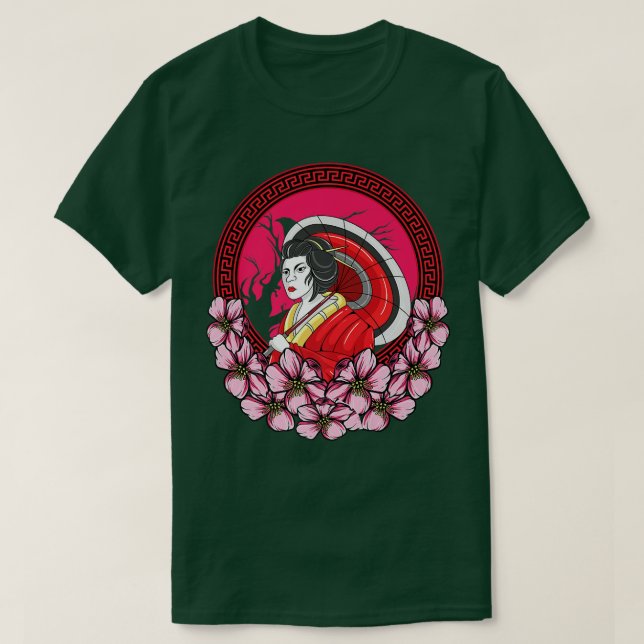 T-shirt Samurai Guerrier Bushido Code Espagnol Japonais V (Design devant)
