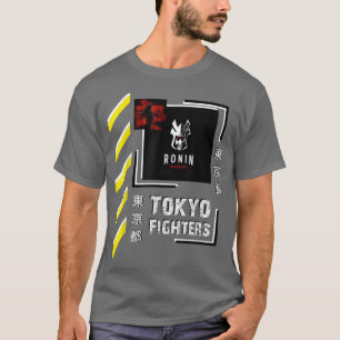 T-shirt Samurai Guerrier Japon Tokyo Combattants Style Clo