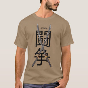 T-shirt Samurai Guerrier Japonais Culture Japon Ninja épée