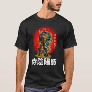 T-shirt Samurai Guerrier Omiogy Terre Avec Katana Japonais