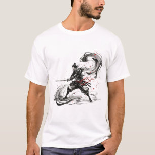 T-shirt Samurai Ink Storm