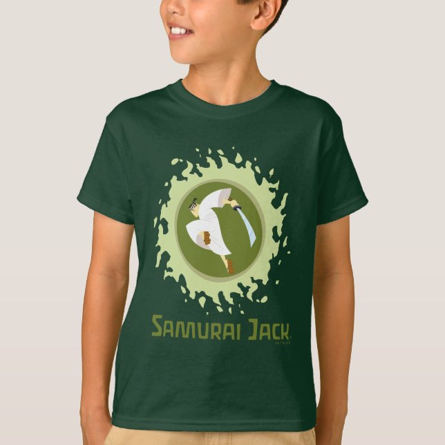 T-shirt Samurai Jack Leaping Graphic (Devant)